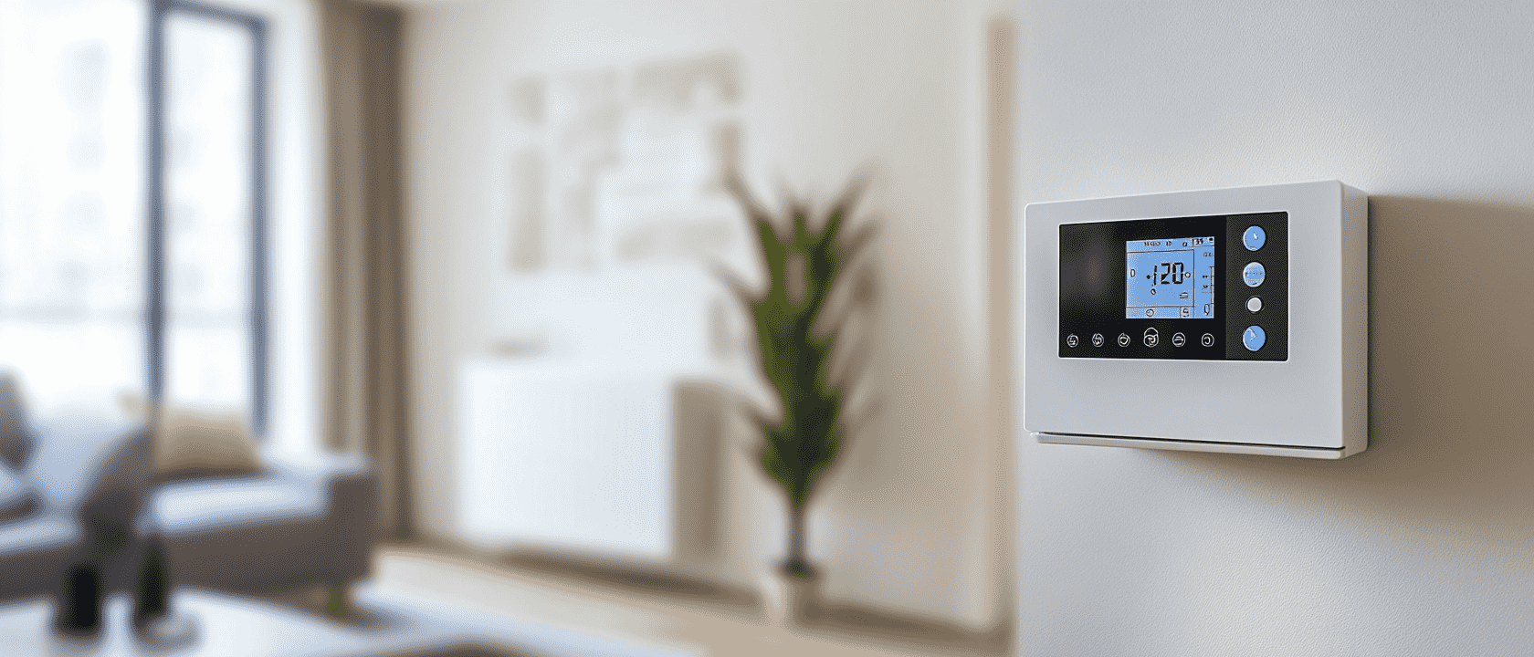 An illustration of modern heating controls for radiators.