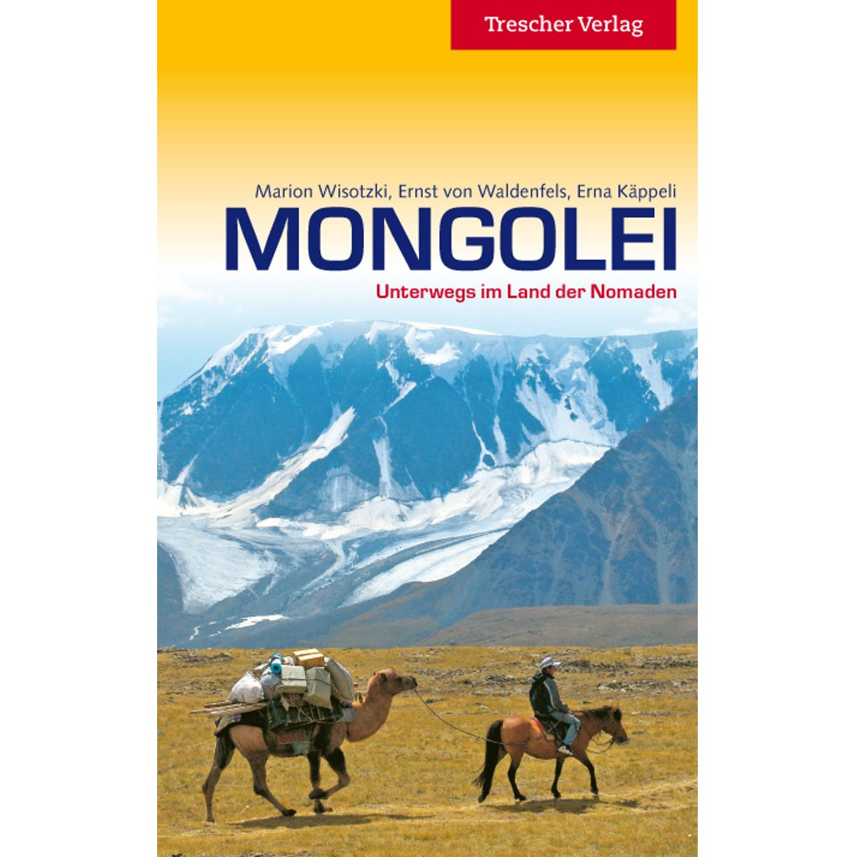 Gemälde von traditionellen mongolischen Ger-Yurten
