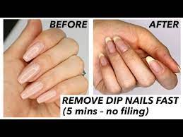 HOW TO REMOVE DIP NAILS FAST (5 mins – no filing needed!) - YouTube