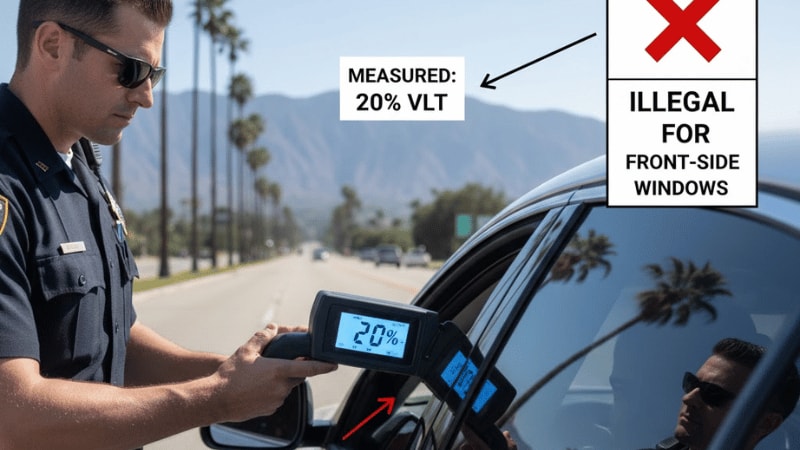 The heat reduction performance of tint depends upon the quality and material of tint 