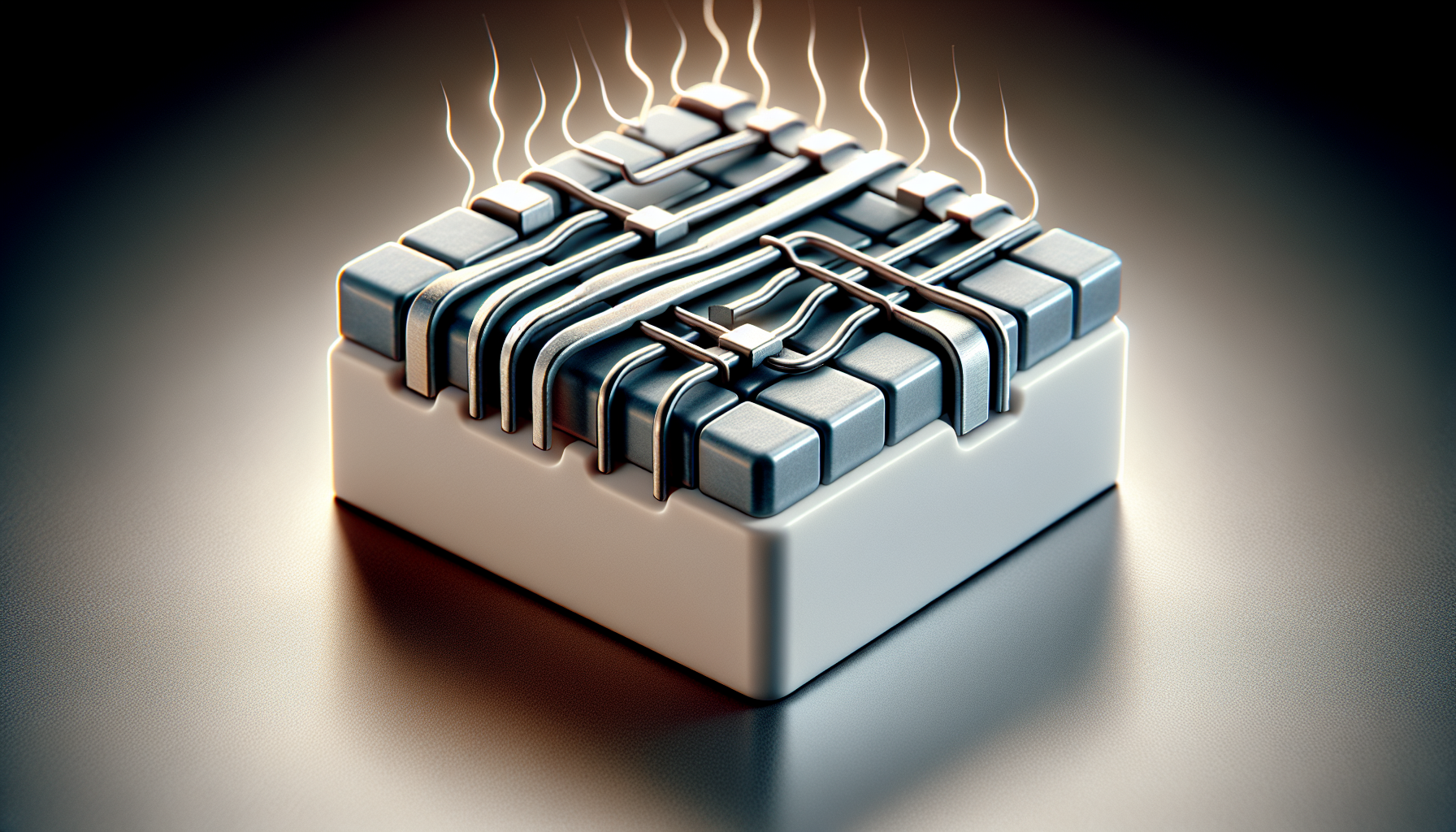 Illustration of ceramic carrier for foil resistors