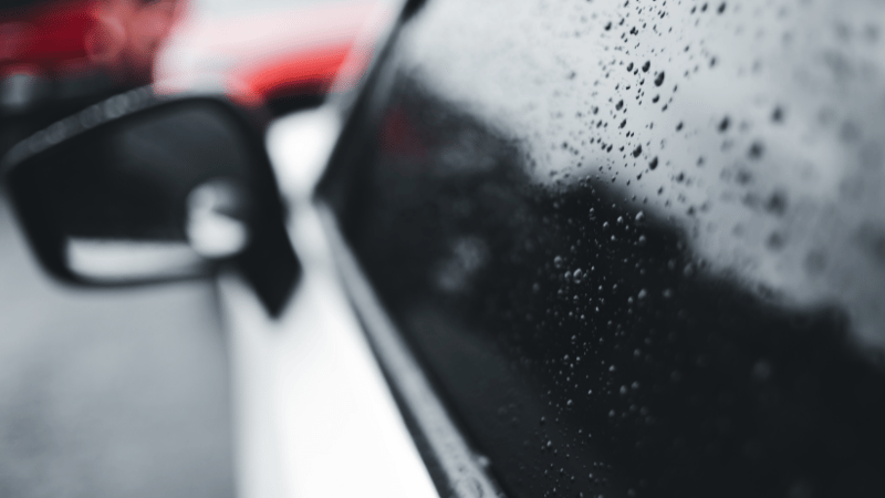 haze on the window film