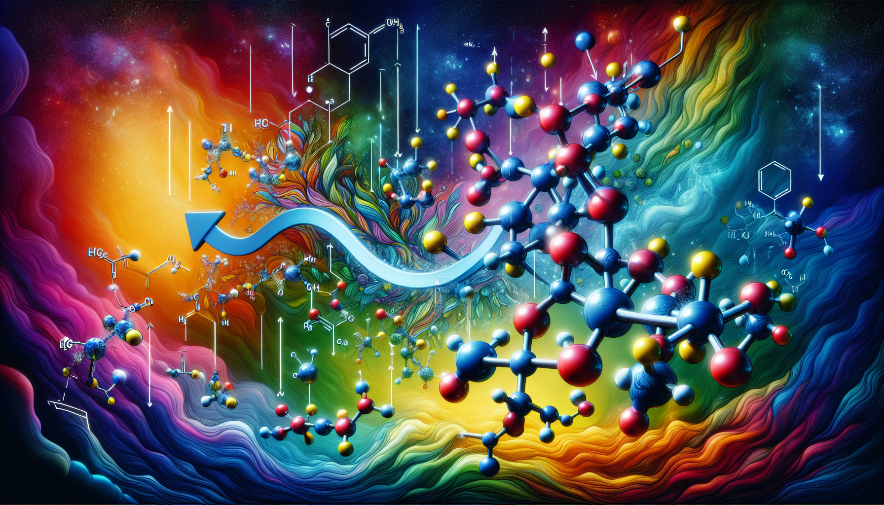 An illustration of the process of hydrogenation of THC to HHC.