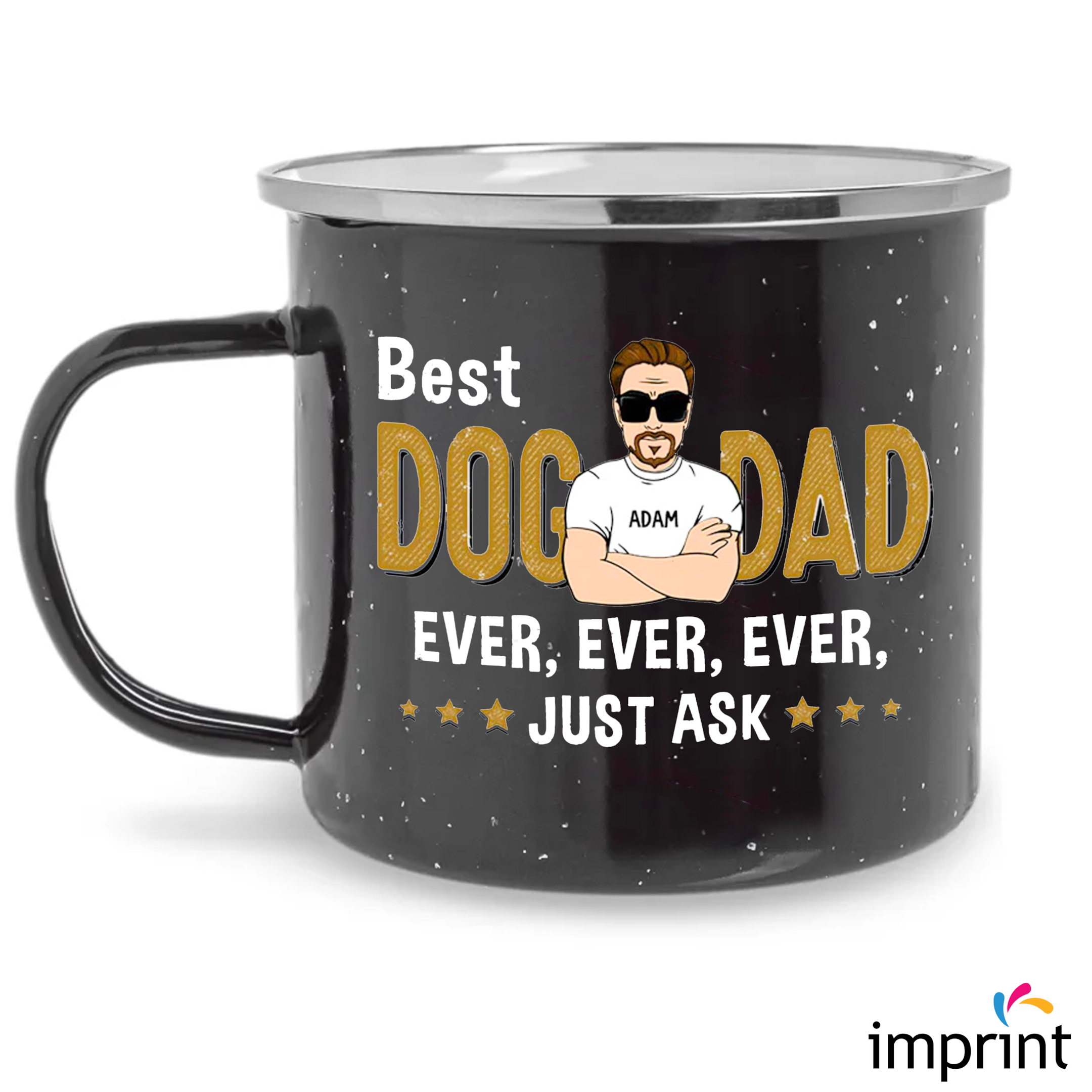 custom campfire metal mug