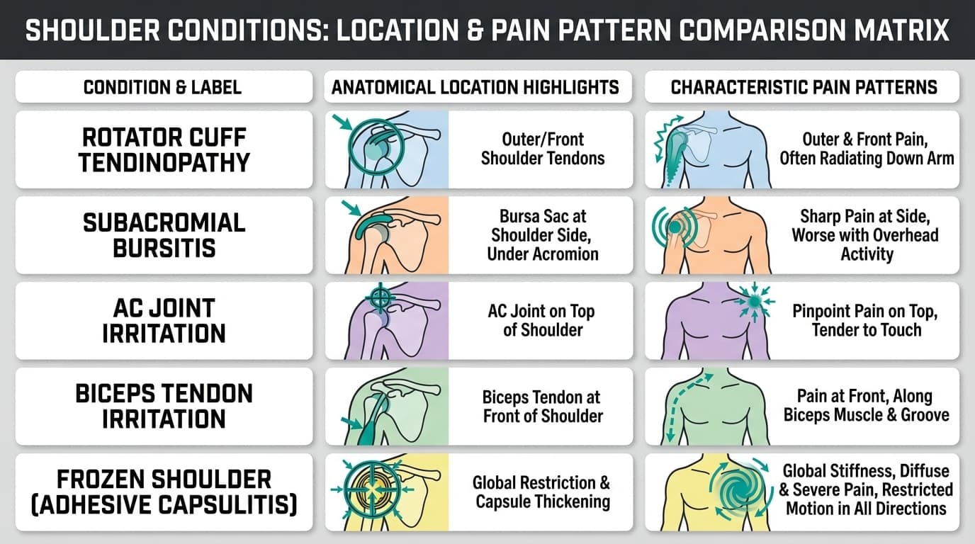 The Usual Suspects Behind Shoulder Pain When Lifting The Arm