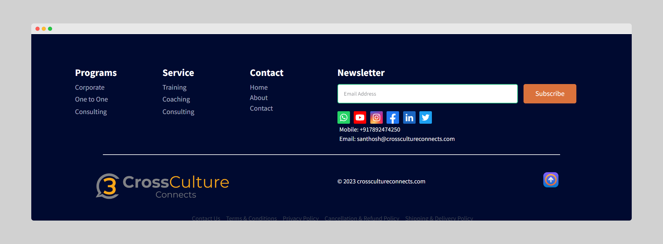 10 Best Examples Of Website Footer Design WVFLYR