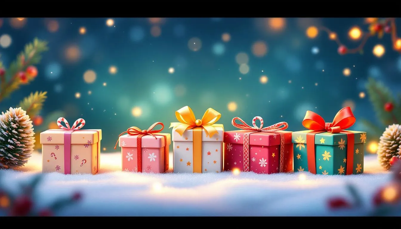 Create little gift boxes for the countdown.