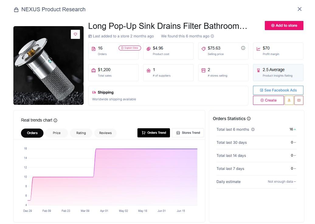 sell sing drain hair catchers in your own store