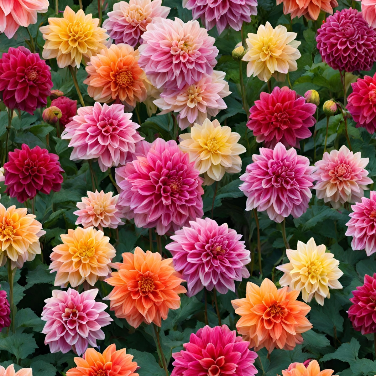 dahlias