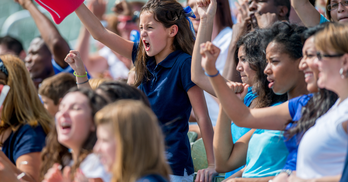 Doing a promotion that the principal approves to allow students in free is a great way to draw a crowd to cheer your team on!