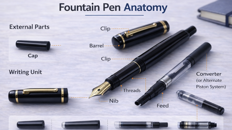 Fountain Pen Anatomy