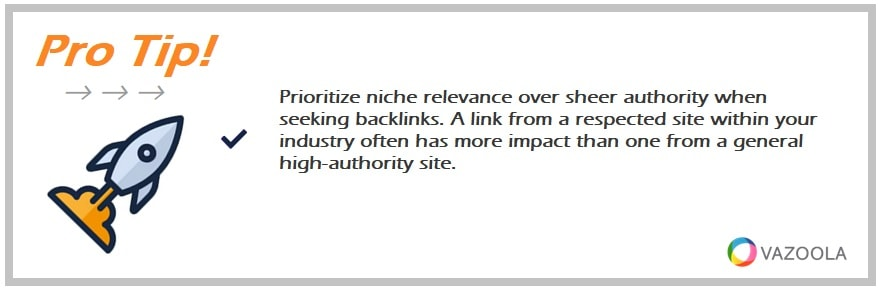 Prioritize niche relevance over sheer authority when seeking backlinks. A link from a respected site within your industry often has more impact than one from a general high-authority site.