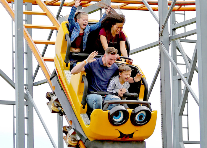 family friendly rides at Pleasurewood Hills Theme Park
