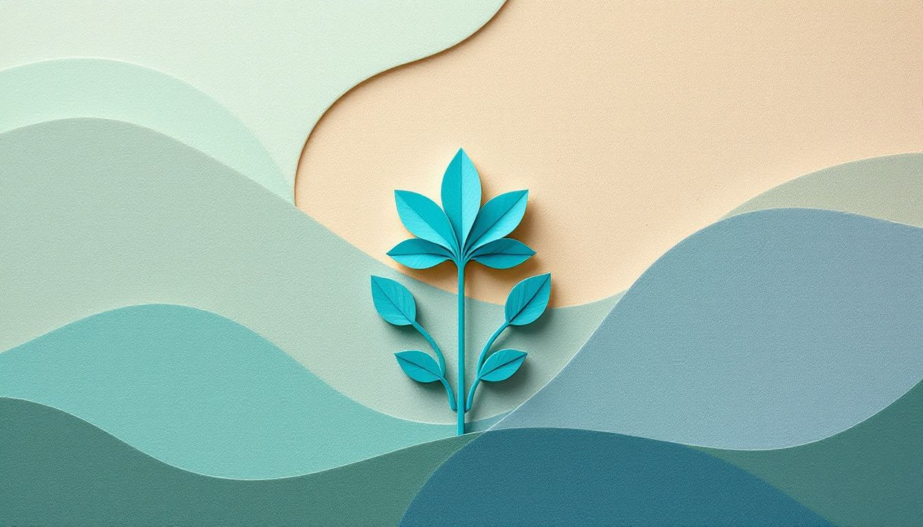 Eco-friendly greeting cards made from sustainable materials, showcasing a commitment to the environment.