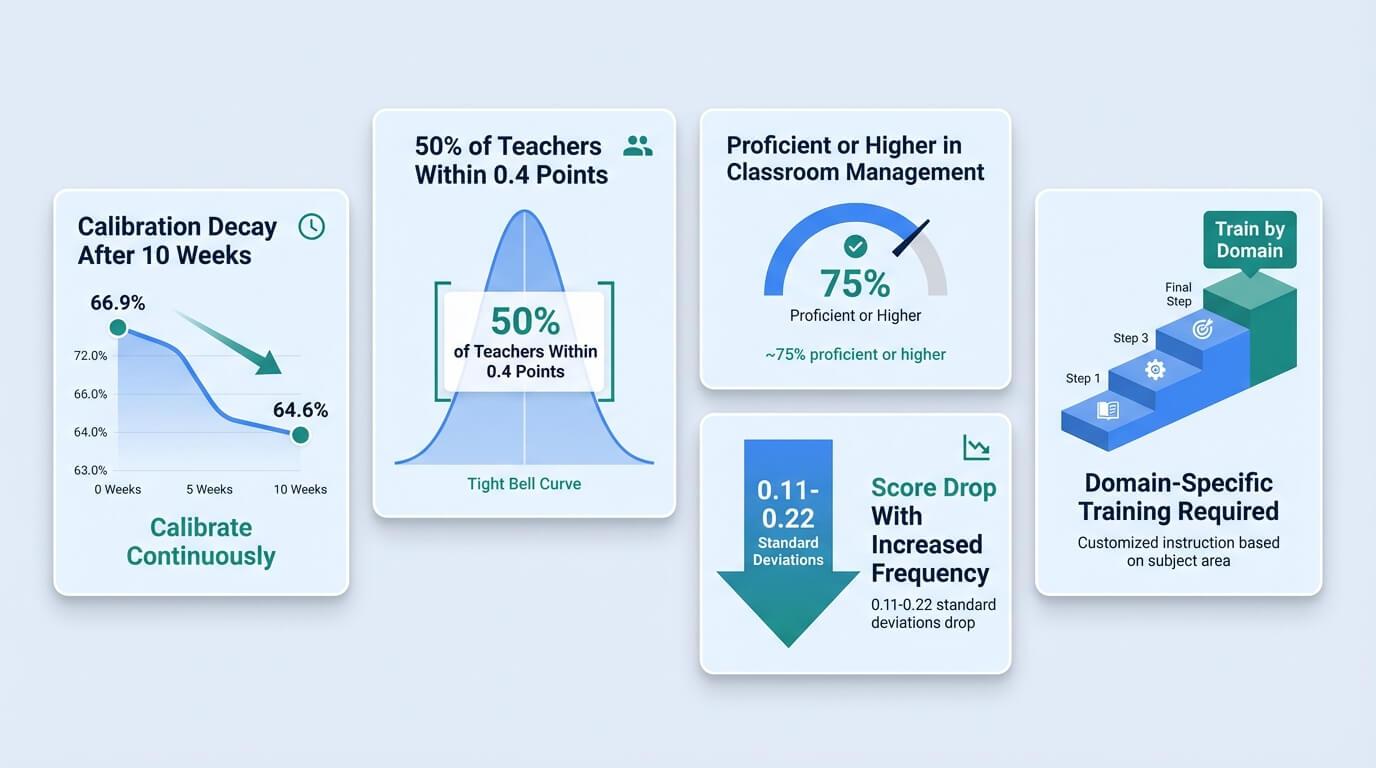 What Five Studies Reveal About District-Wide Observation Consistency?