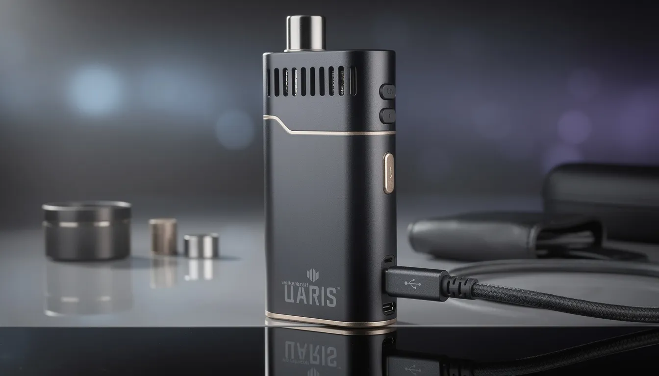 Wolkenkraft Äris Ultra mit USB C Anschluss für schnelles Laden.