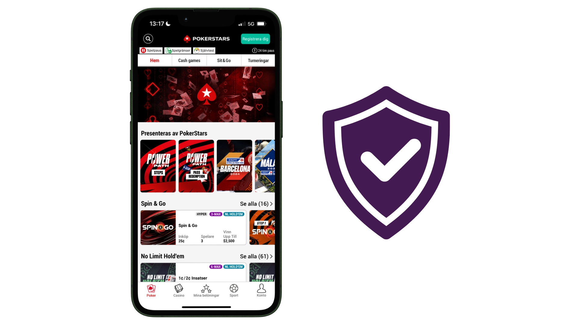 Mobilpoker säkerhet