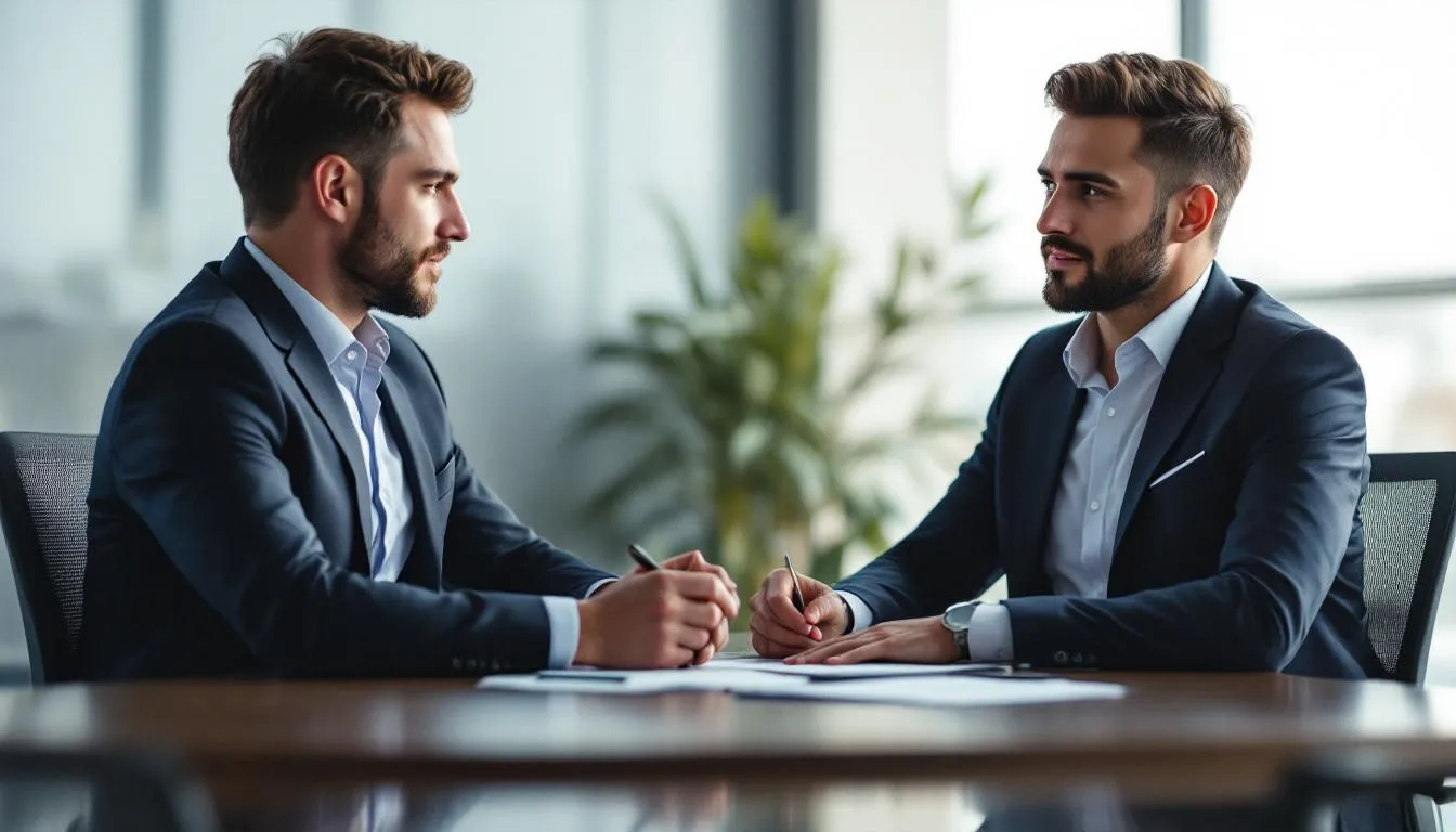 A professional meeting between a client and a probate attorney in San Diego.