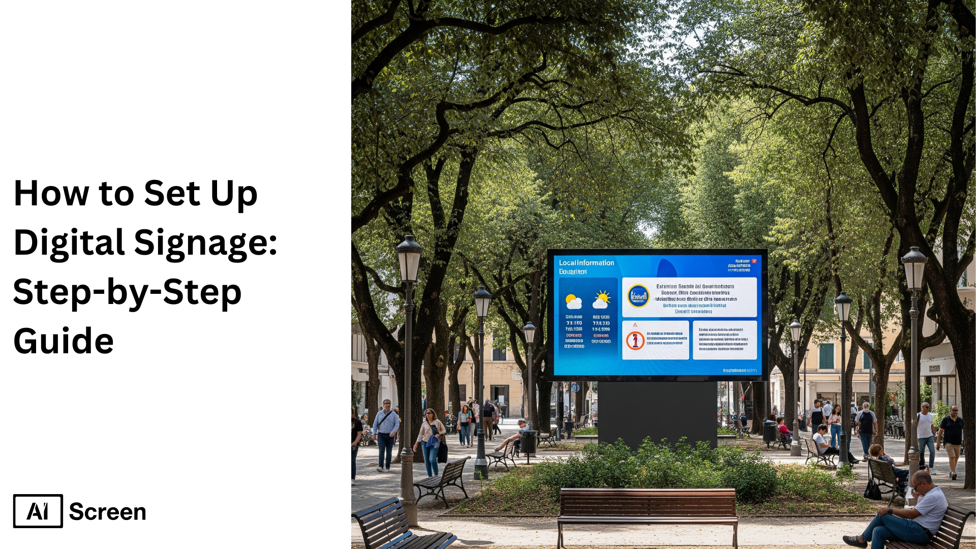 How to Set Up Digital Signage? Step-by-Step Guide - Wireless Display Configuration For Signage