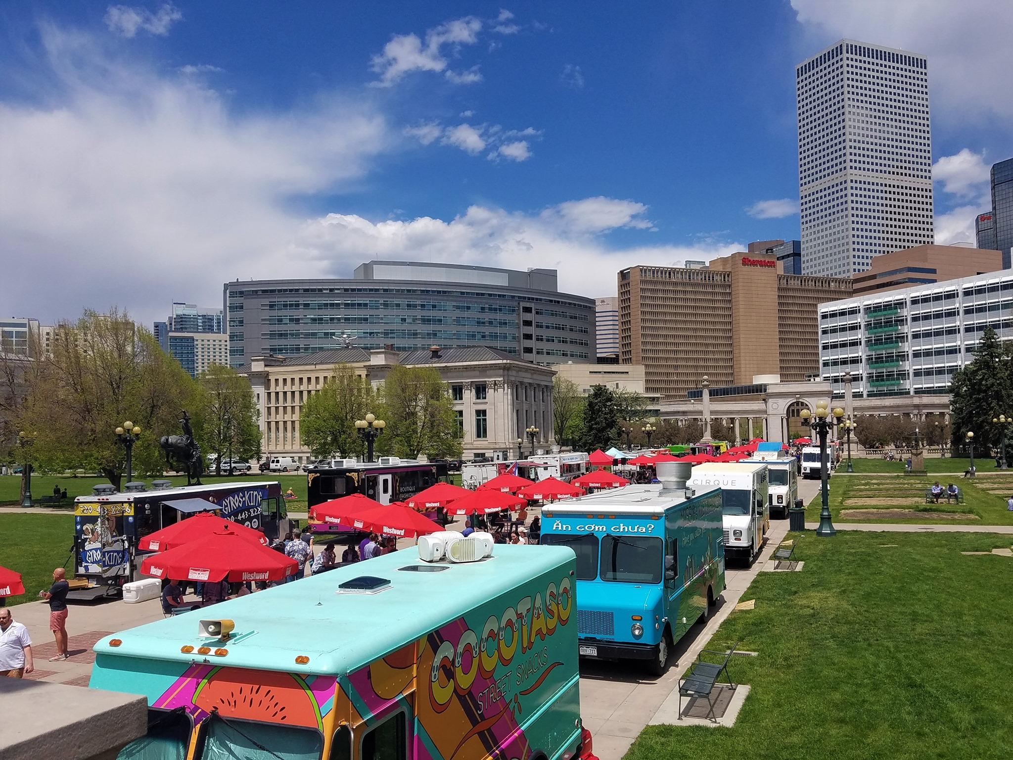 Food trucks participating in Civic Center EATS 