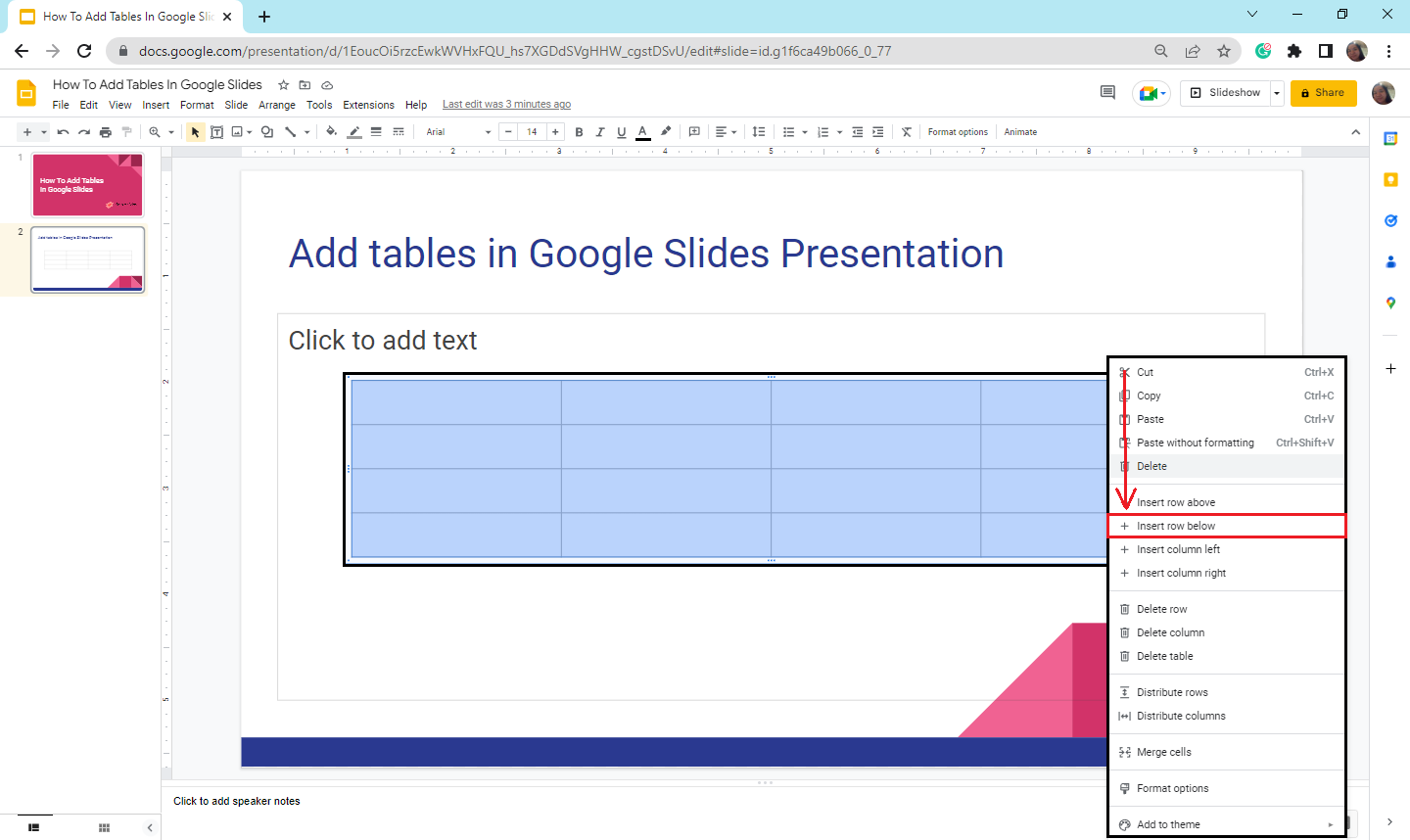 Discover How To Add Tables In Google Slides