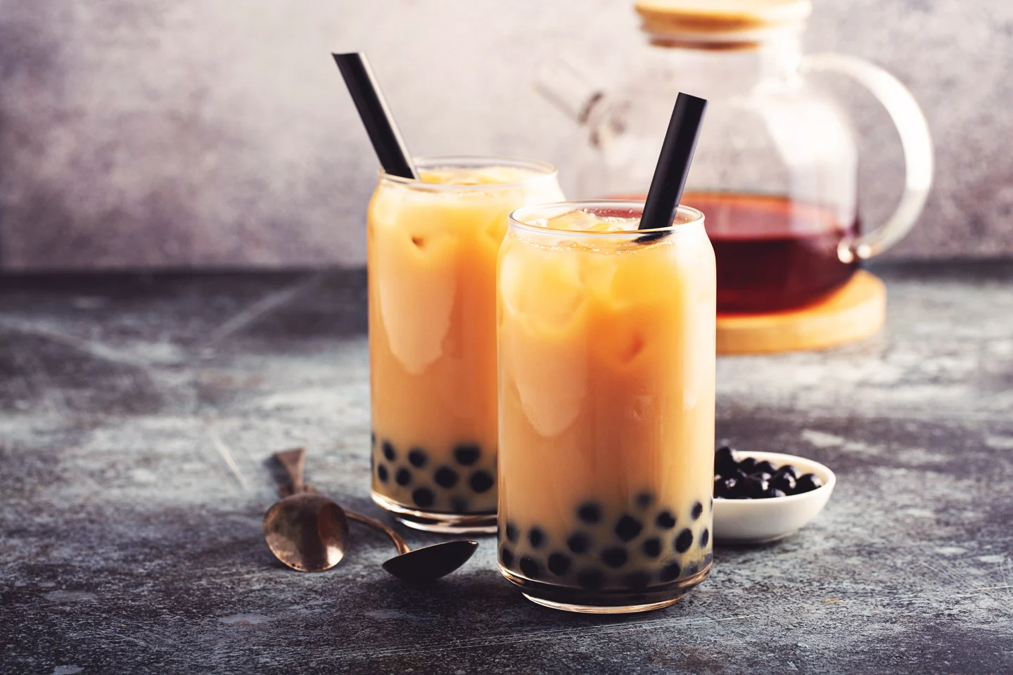 Tapioca Bubble tea drink