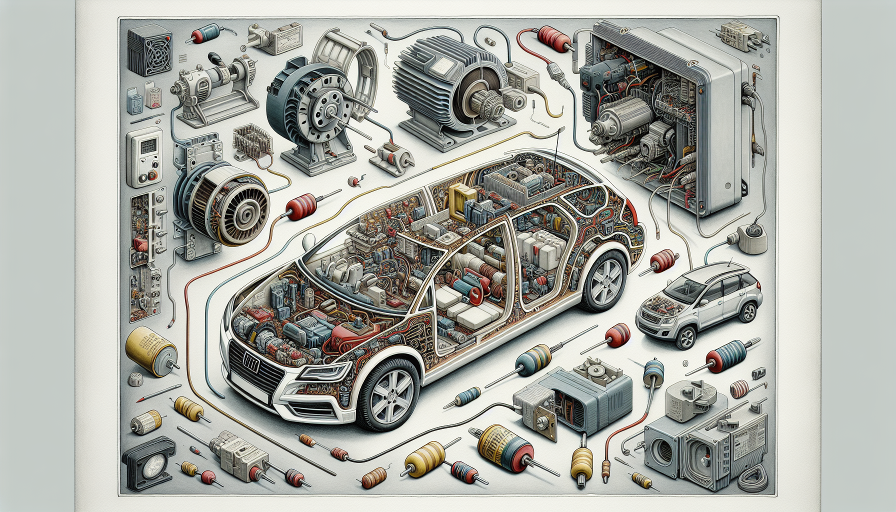 Illustration of real-world applications where fusible resistors are used