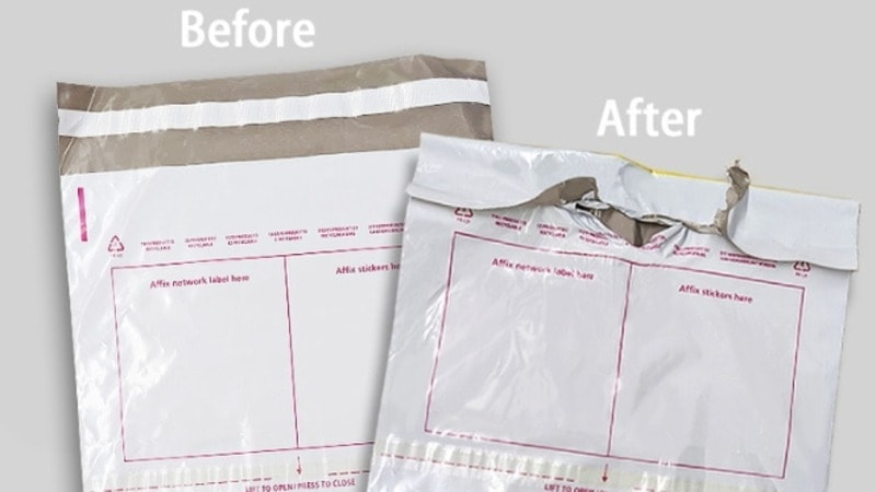 adhesive seal bag