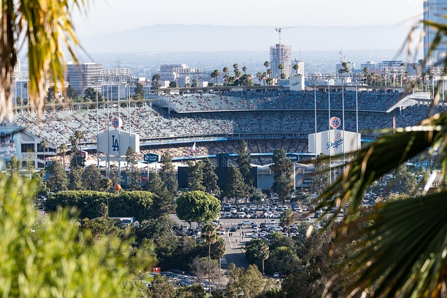 stadium, baseball, dodgers