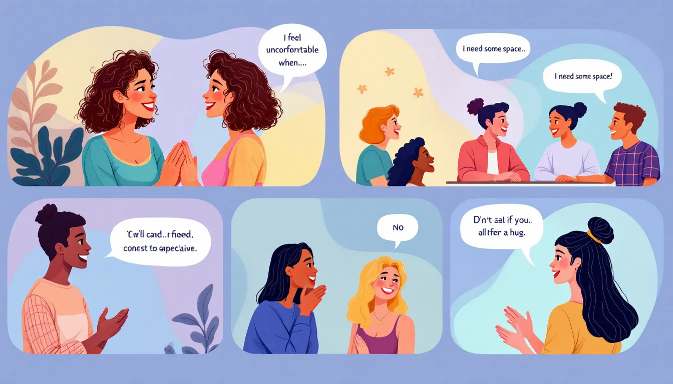 Understanding What Is Consent Culture: A Guide to Respectful Relationships 2 - Consent Culture An illustration representing consent culture, depicting diverse individuals engaging in open dialogue.