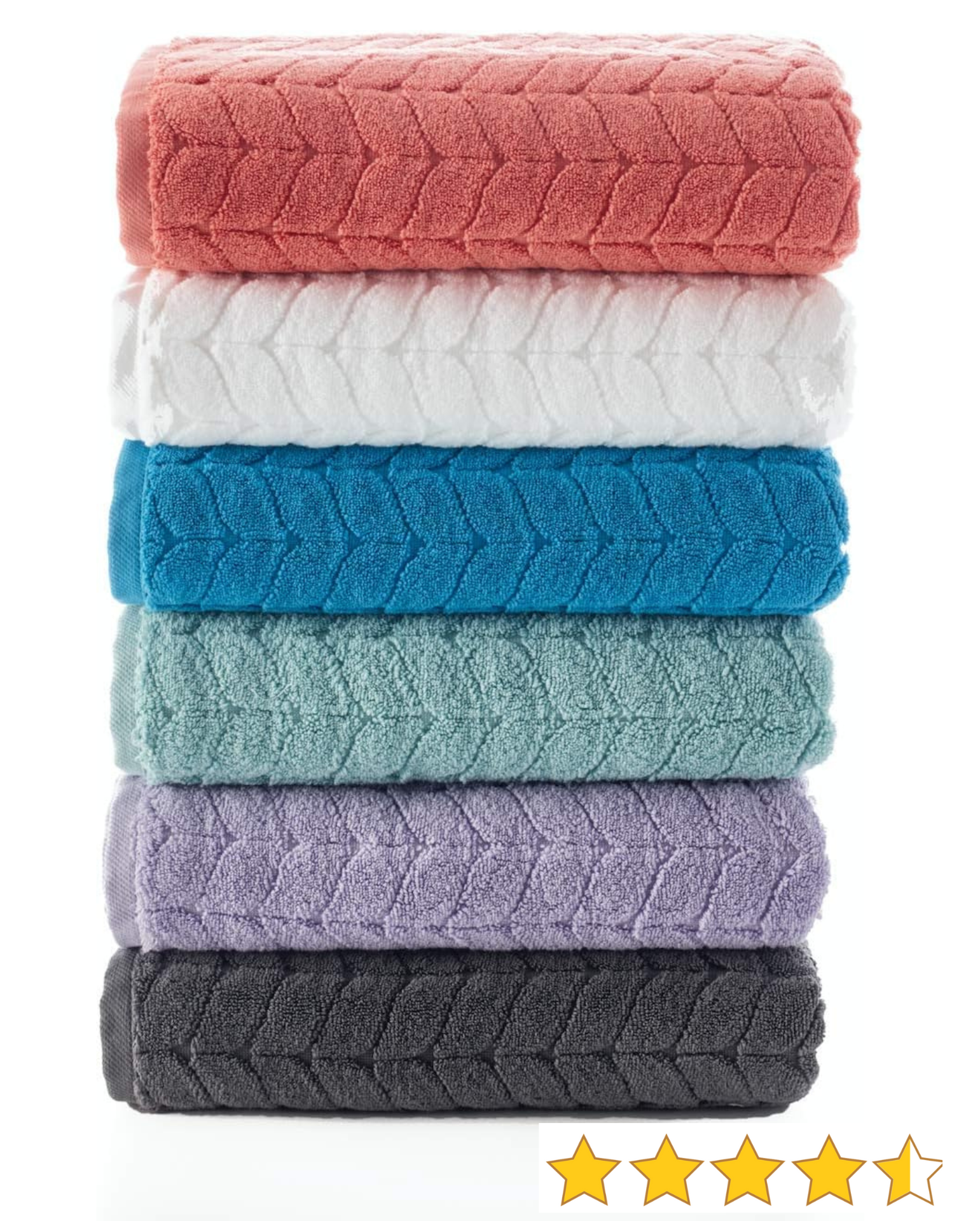 BAGNO MILANO Turkish Cotton Jacquard Luxury Towel Set