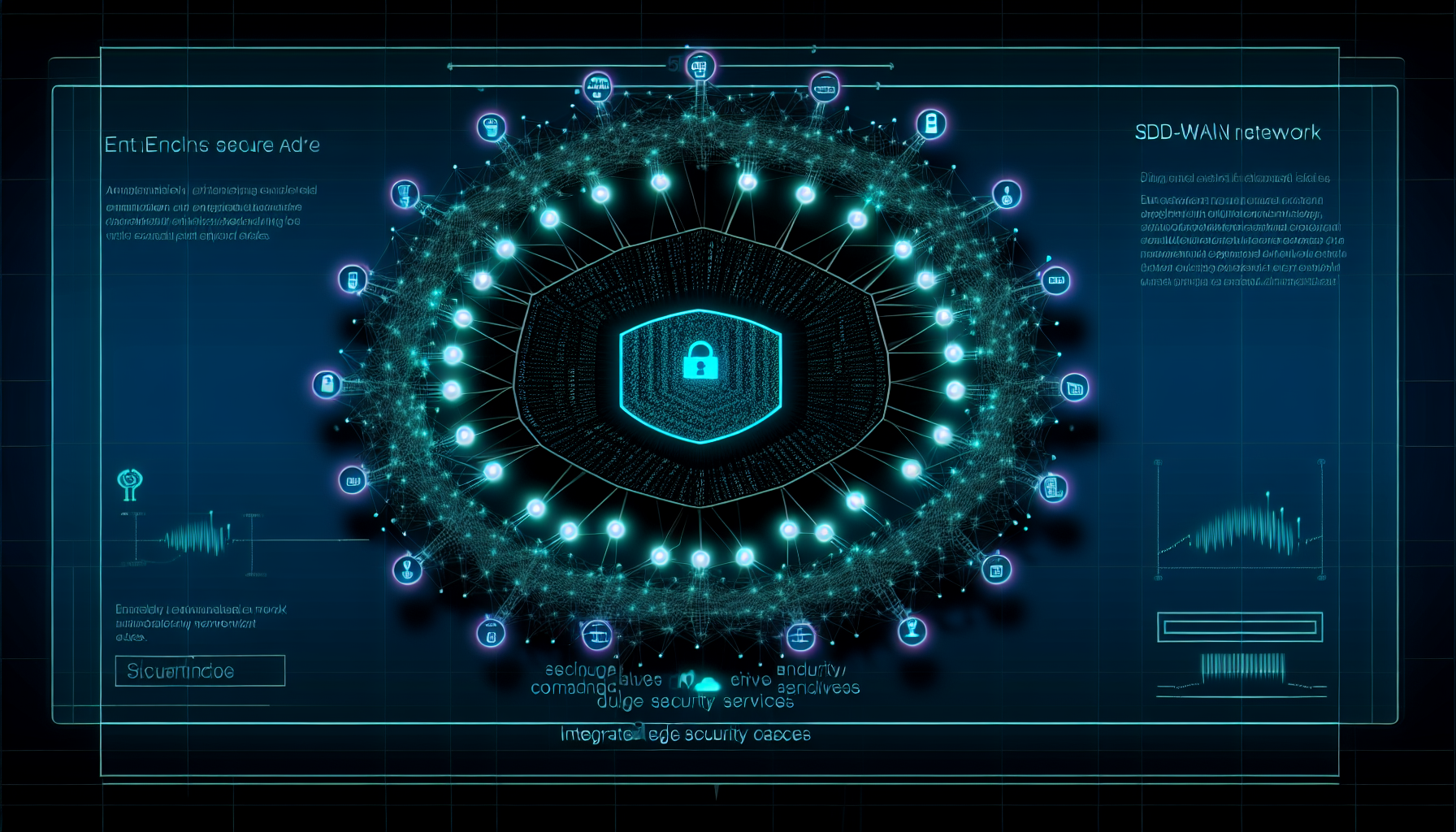 Photo of secure network edge with SD WAN features
