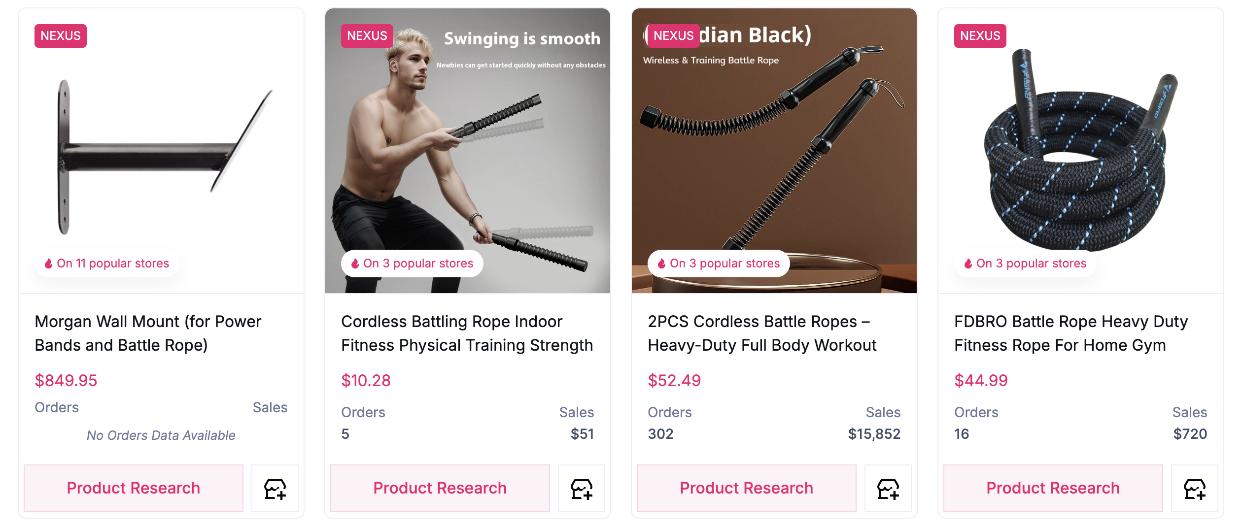 best fitness dropshipping products - ropes