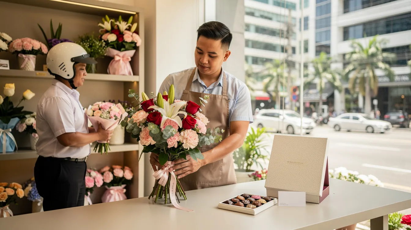 Same-day flower delivery in Manila before the 4PM cutoff