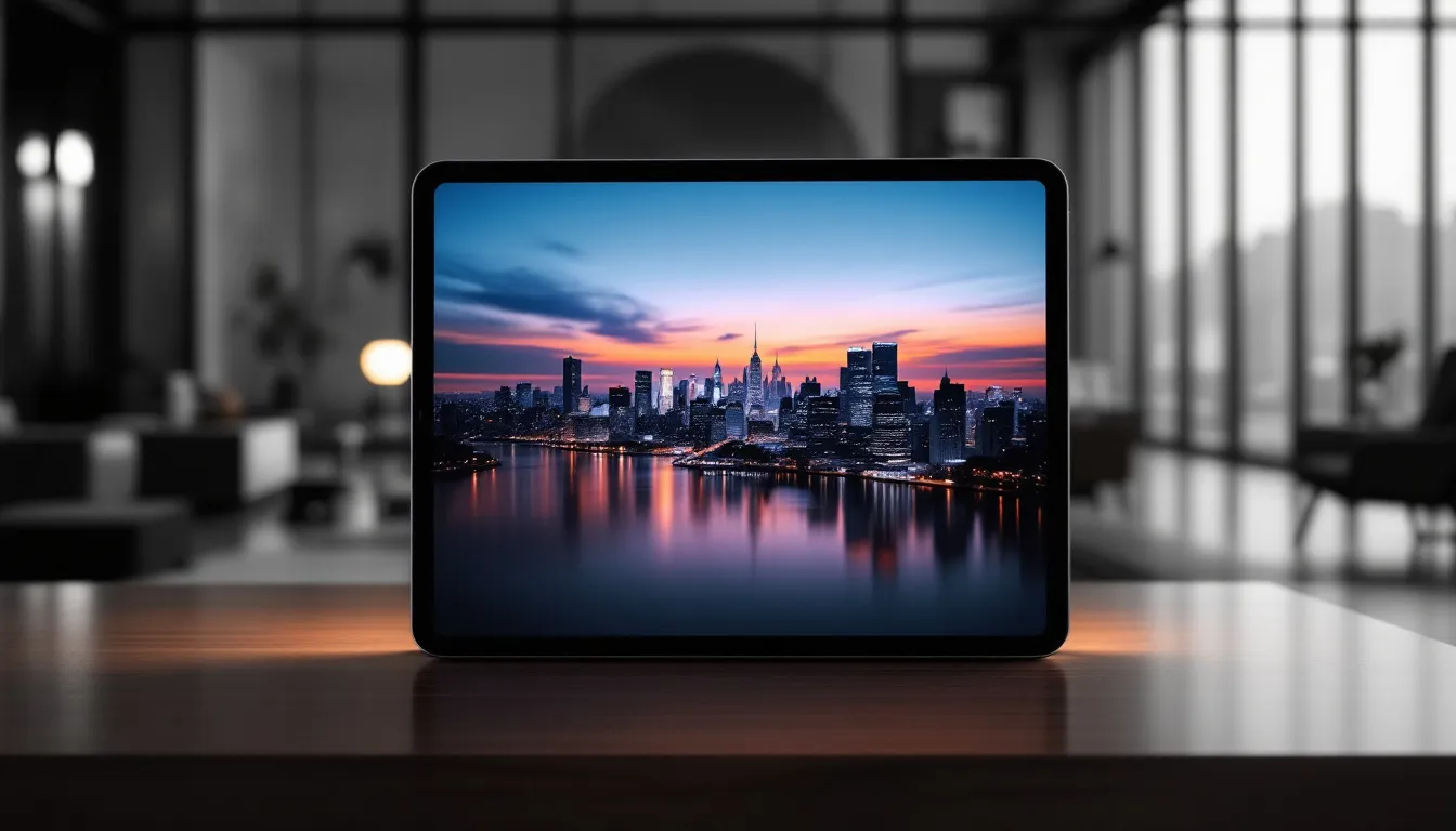 Un écran OLED époustouflant de l'iPad Pro.
