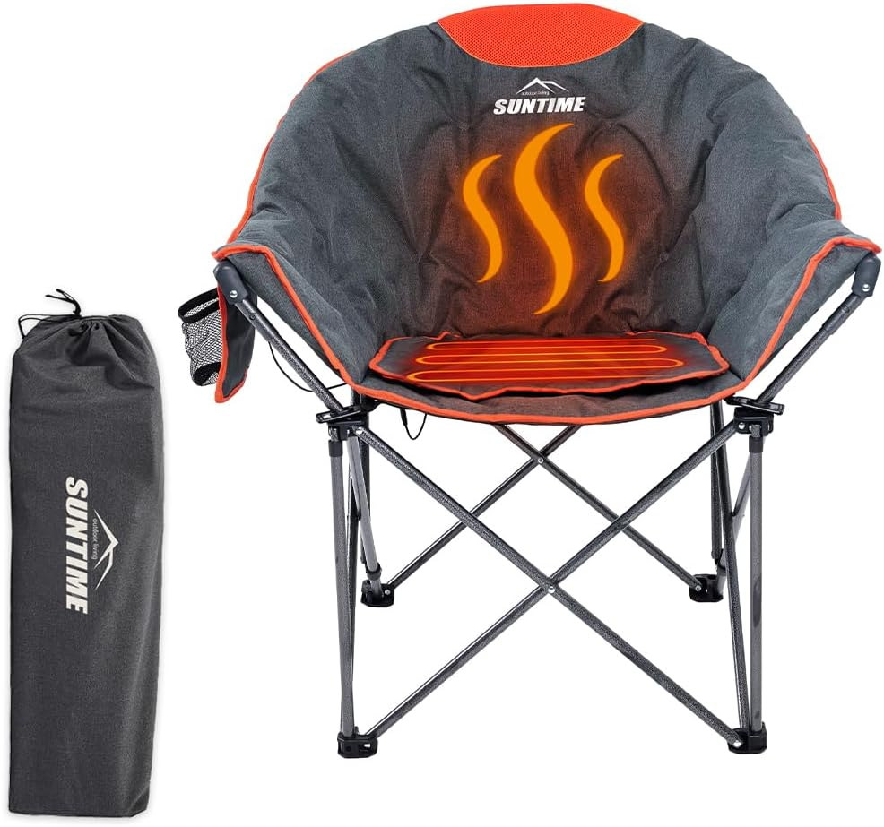OUTDOOR LIVING SUNTIME Heated Camping Chair