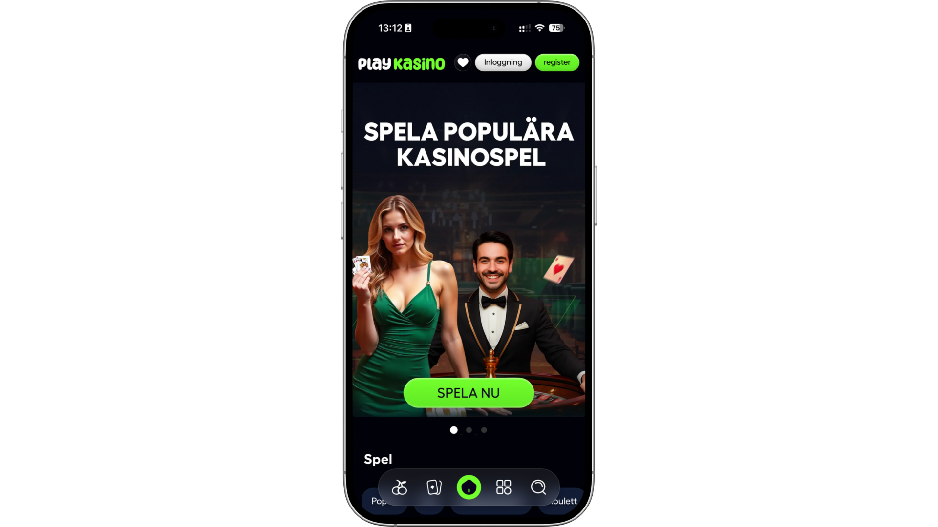Spela casinospel hos mobilcasino hemifrån med chans på mer vinster nästa gång