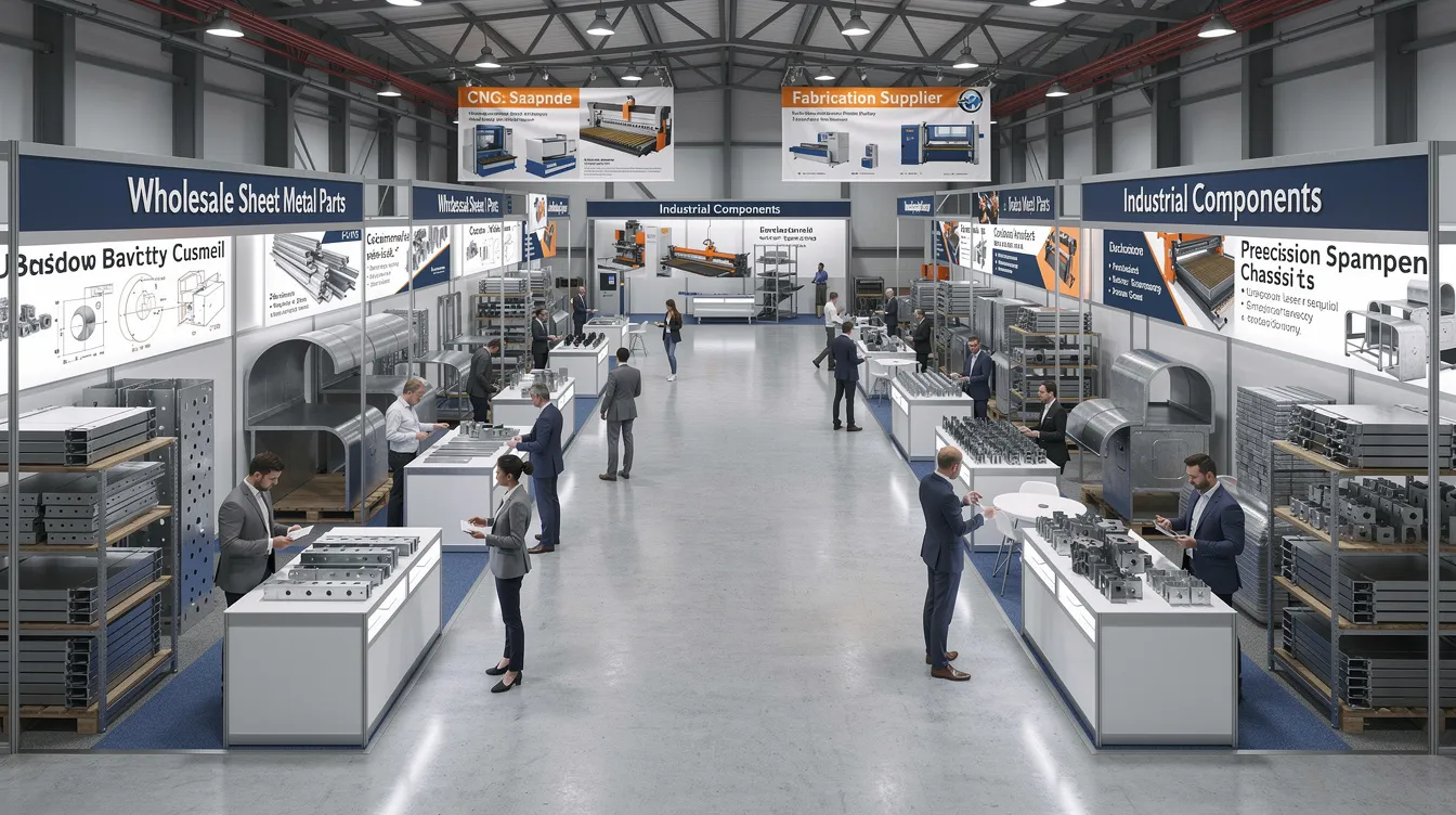 The image depicts a collection of various sheet metal parts, showcasing different shapes and thicknesses, ideal for custom sheet metal fabrication. It highlights the quality and consistency of wholesale sheet metal fabrication services, emphasizing the importance of structural integrity in manufacturing processes.