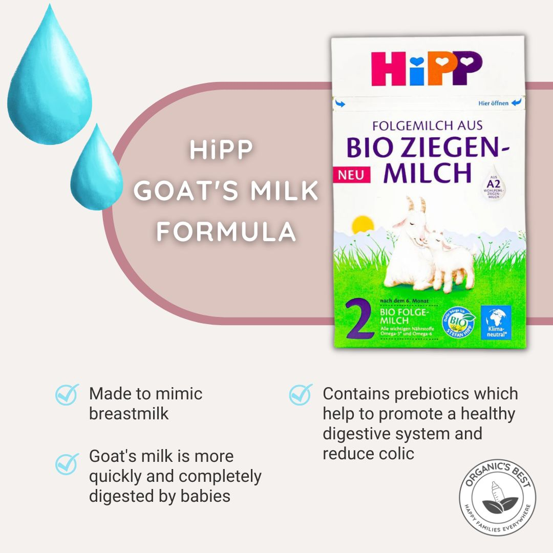 Best Colic Formula: HiPP Goat's Milk Formula | Organic's Best