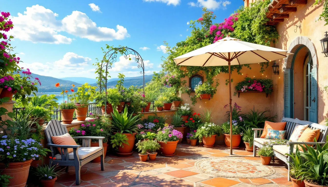 Problemy z roślinami do donic na taras całoroczne.