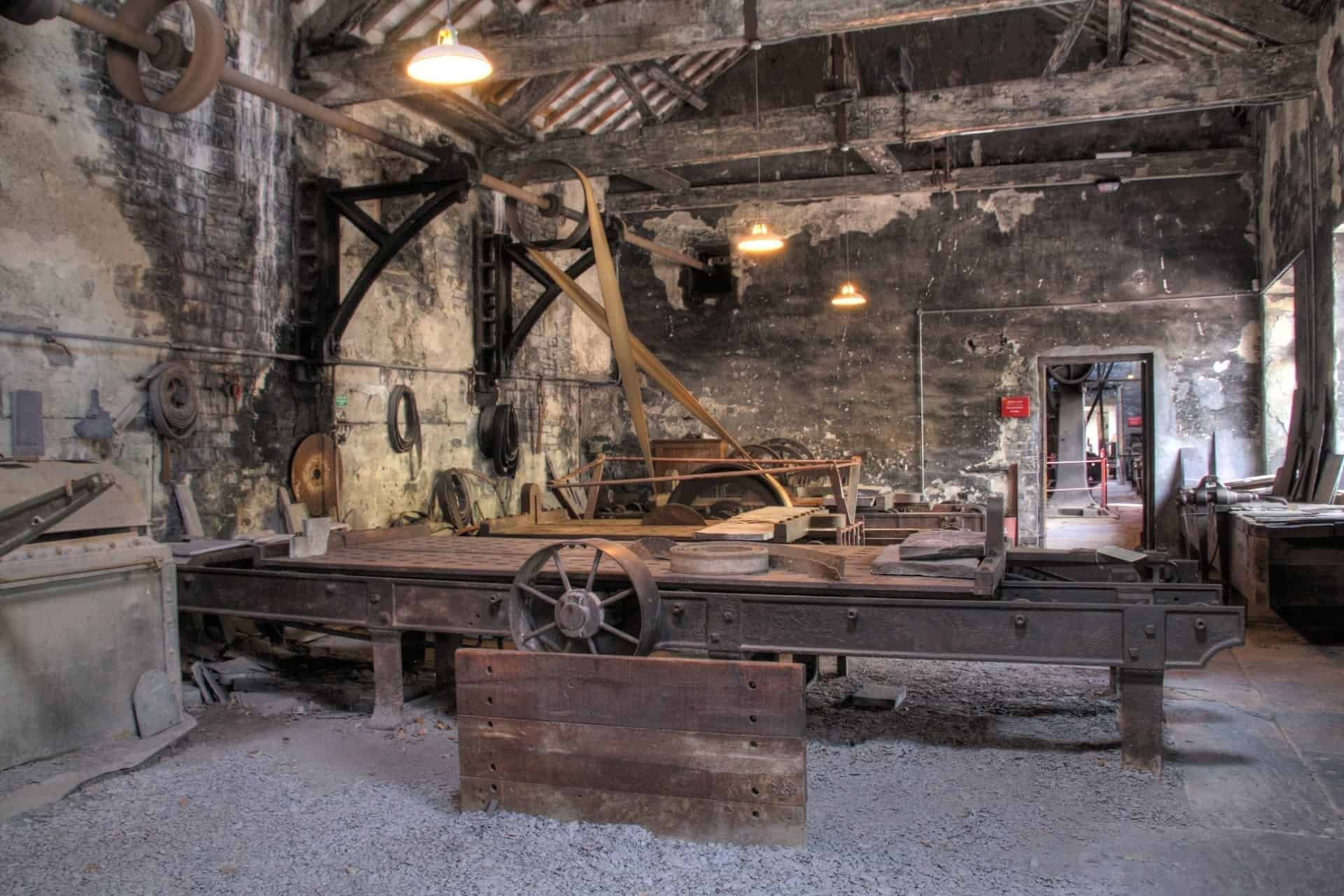 Old Victorian Workshop in the National Slate Museum