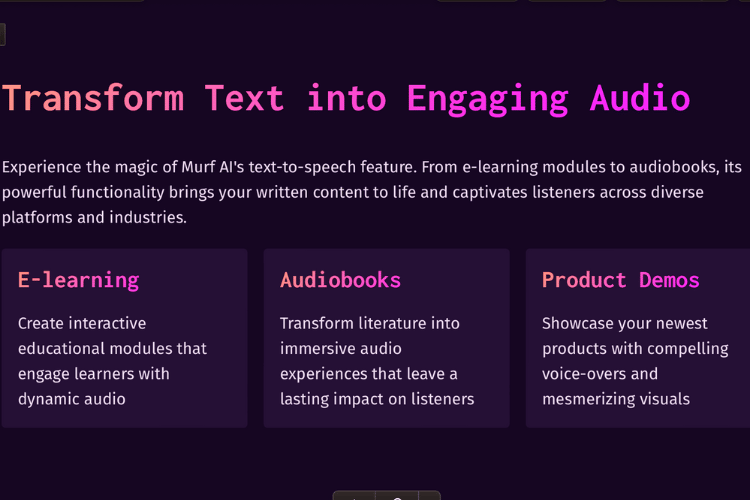 Transform text into engaging audio