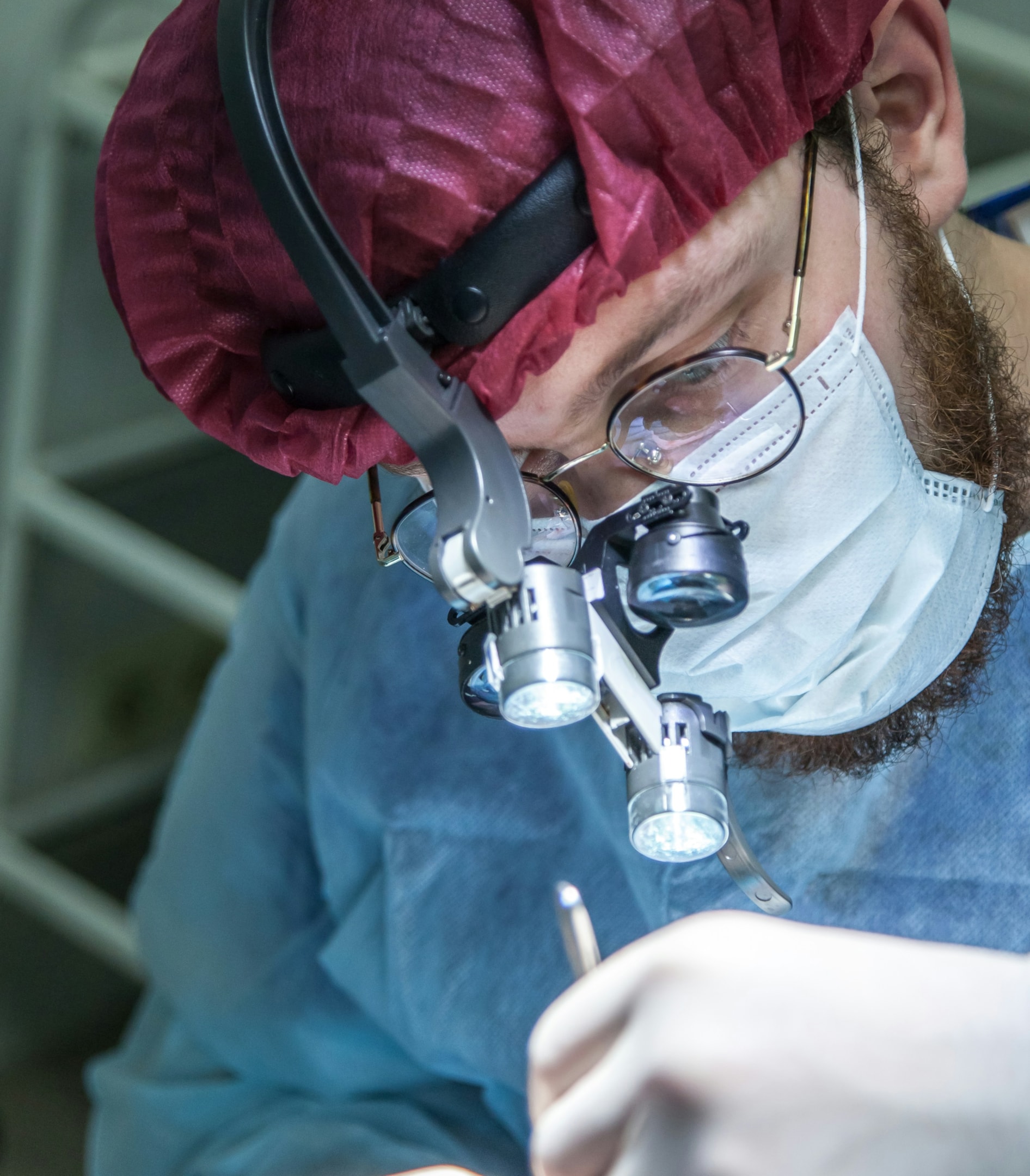 A friendly root canal dentist consulting with a patient.