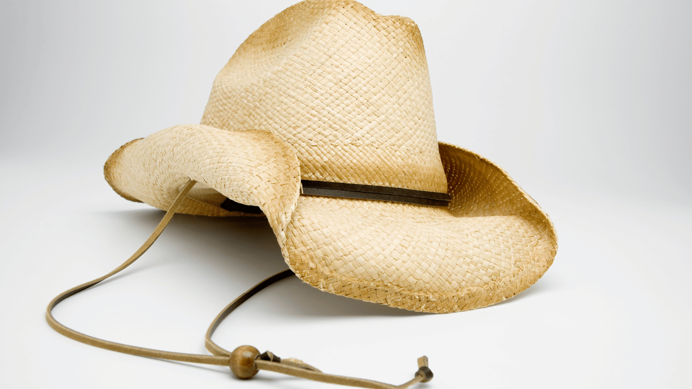 chin straw hat you can size up or down