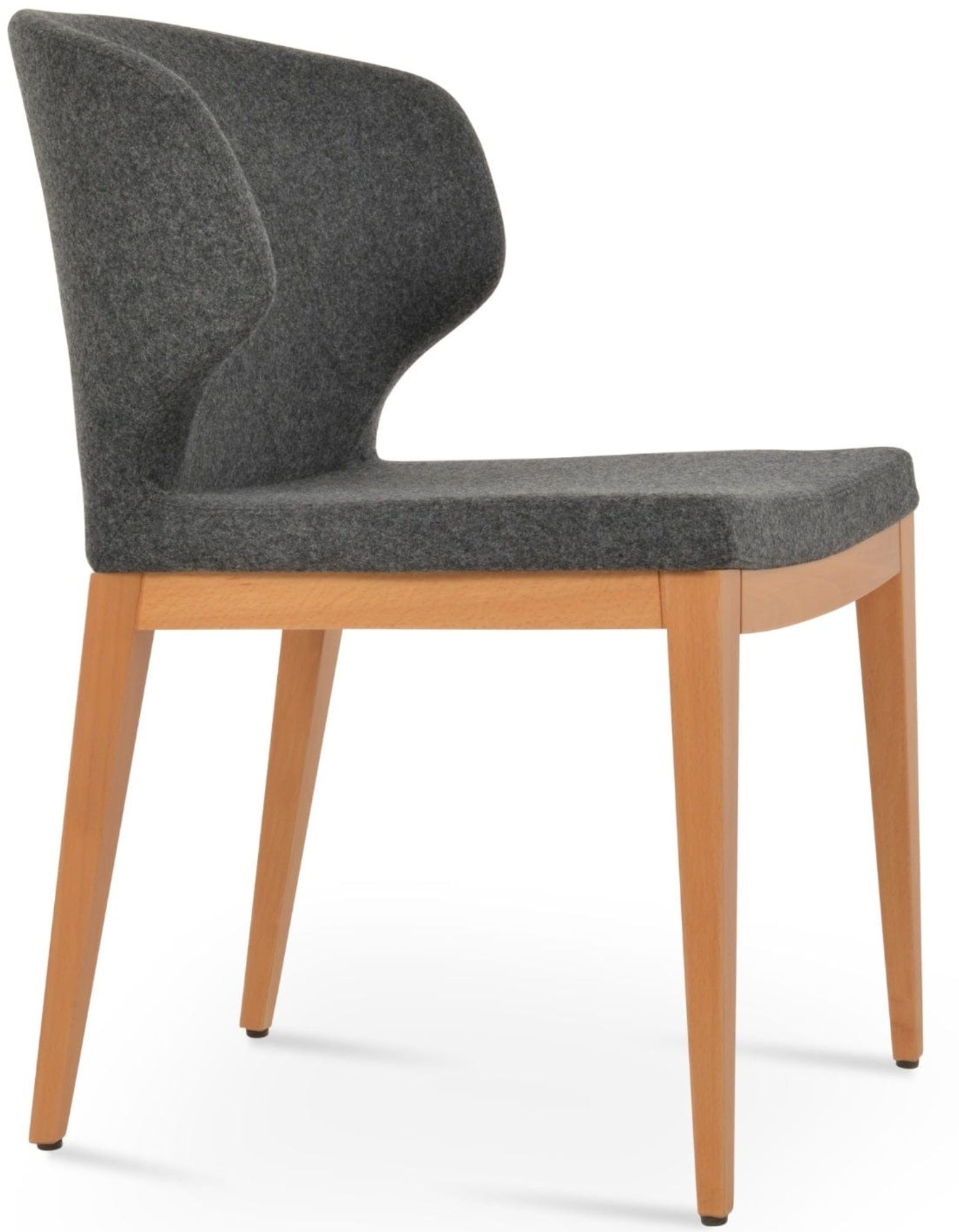 Your Bar Stools Canada Amed Wood wool upholstered dining chair