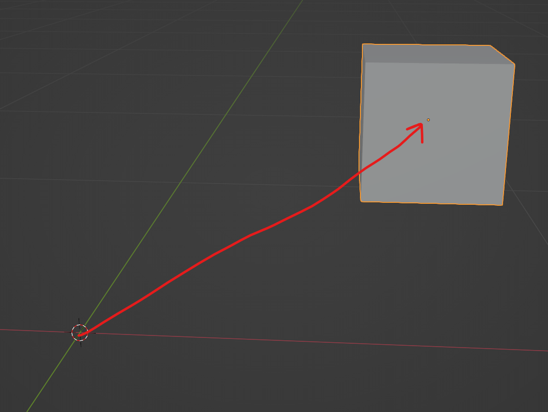 Blender 3D cursor to selected moving to origin point