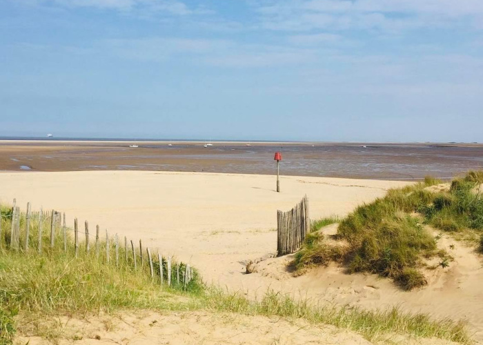 sandy beaches in Lincolnshire 