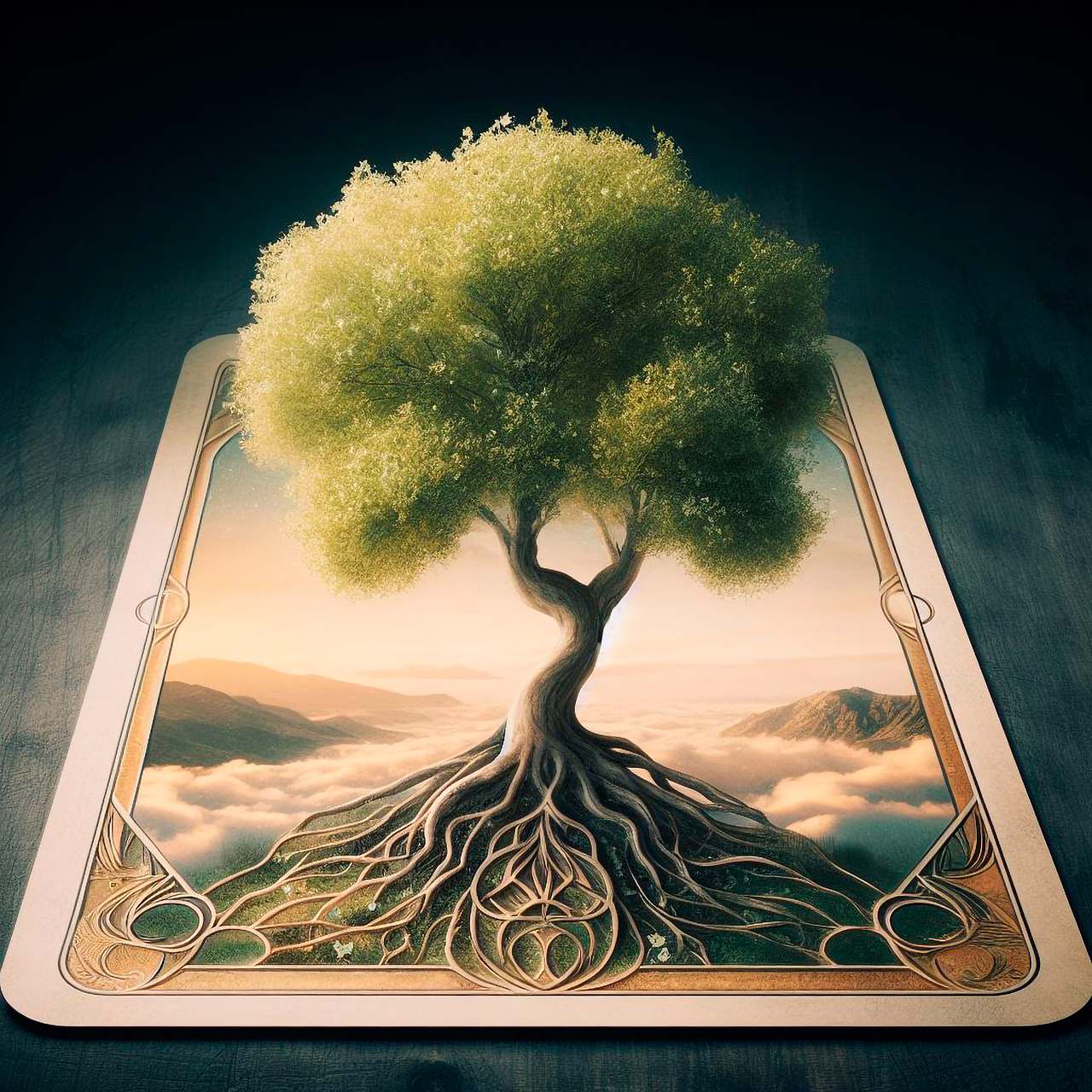 ai generated, Earth Tarot Card