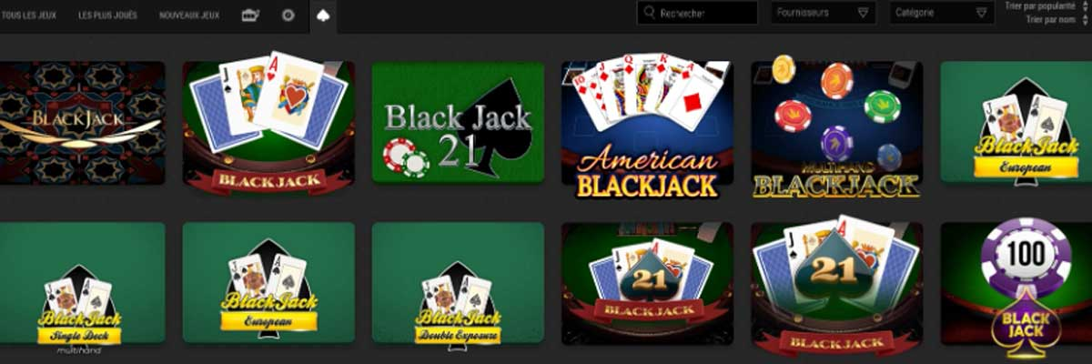 WinOui Casino Blackjack