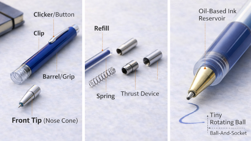 Ballpoint Pen Anatomy